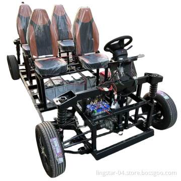 Chassis EV Nuova auto elettrica ODM Struttura metallica adulta Struttura universale Prodotta in Cina